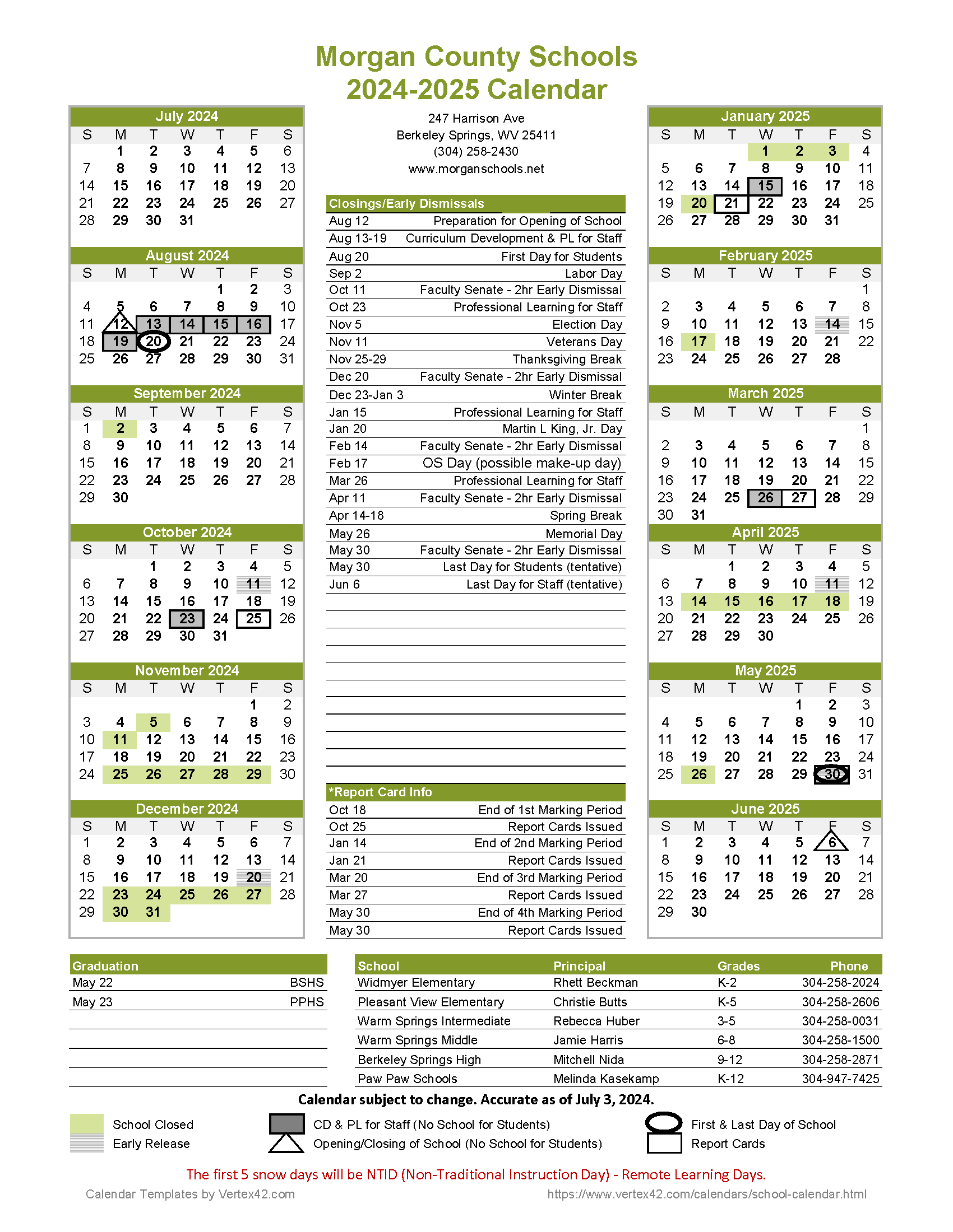 2024 2025 School Calendar Paw Paw Schools 2024 2025 School Calendar Paw Paw Schools