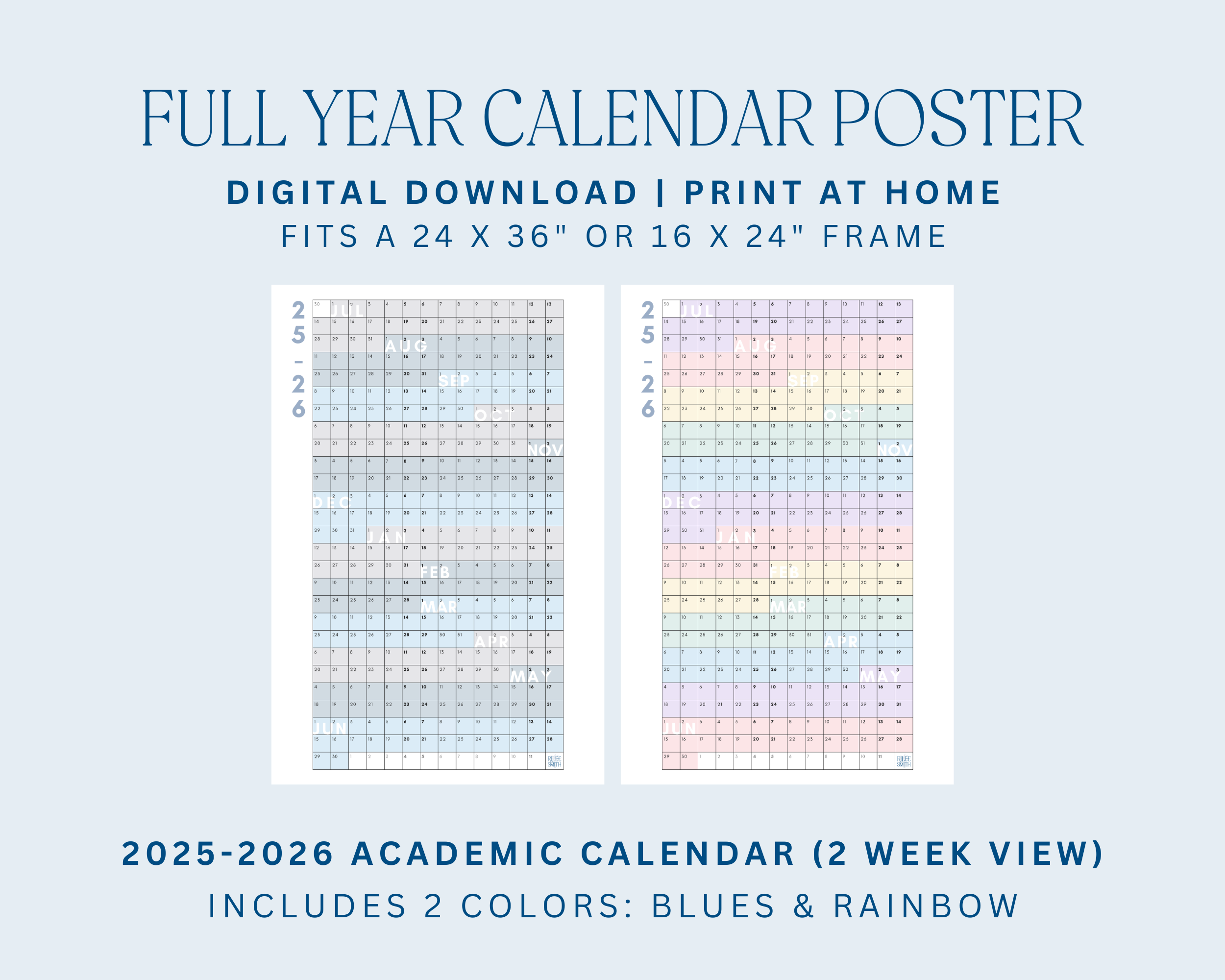 2025 2026 Full Year Academic Calendar Rilee Smith