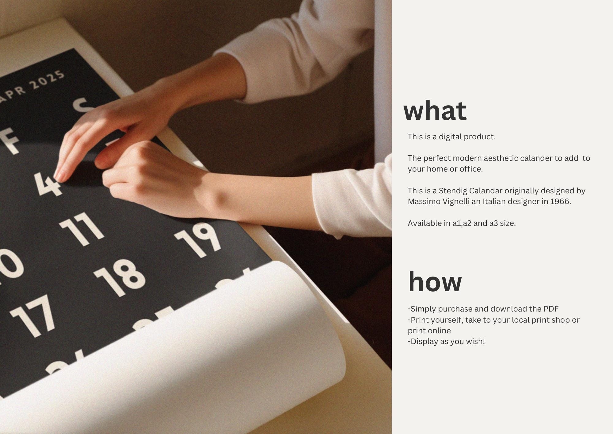 2025 Digital Stendig Calendar Oversized Large Printable Calendar Aesthetic Modern Calendar Wall Retro Calendar Digital Calendar Etsy 2025 Digital Stendig Calendar Oversized Large Printable Calendar Aesthetic Modern Calendar Wall Retro Calendar Digital Calendar Etsy