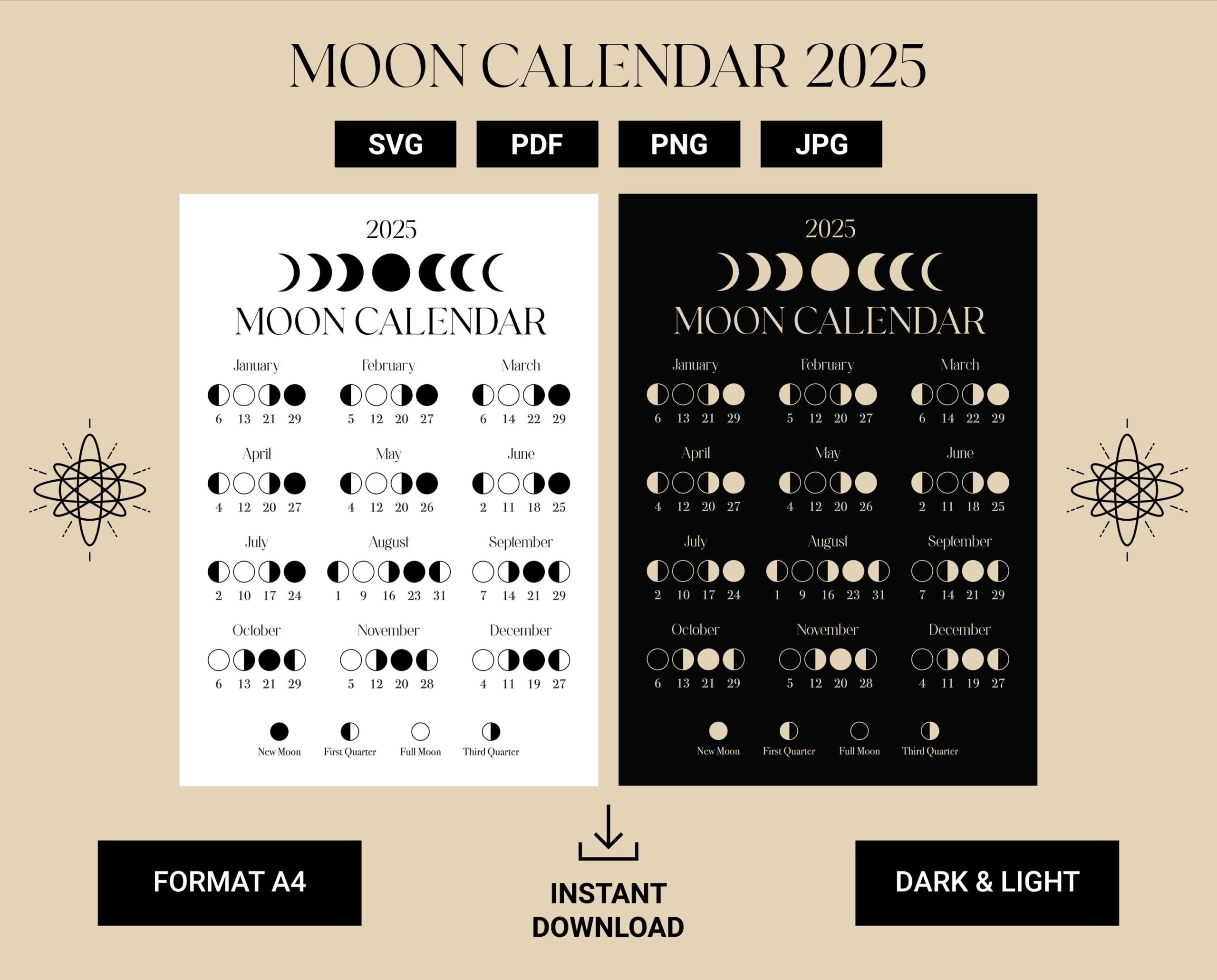 2025 Moon Calendar EST Moon Phase Calendar Lunar Calendar 2025 Lunar Calendar 2025 Calendar Moon Cycle Moon Phase Planner Etsy 2025 Moon Calendar EST Moon Phase Calendar Lunar Calendar 2025 Lunar Calendar 2025 Calendar Moon Cycle Moon Phase Planner Etsy