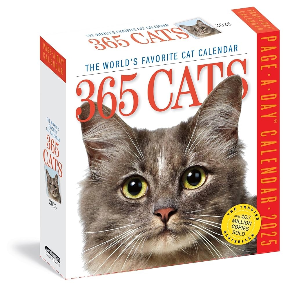 365 Cats Page A Day Calendar 2025 The World s Favorite Cat Calendar Workman Calendars 9781523525089 Amazon Books 365 Cats Page A Day Calendar 2025 The World s Favorite Cat Calendar Workman Calendars 9781523525089 Amazon Books