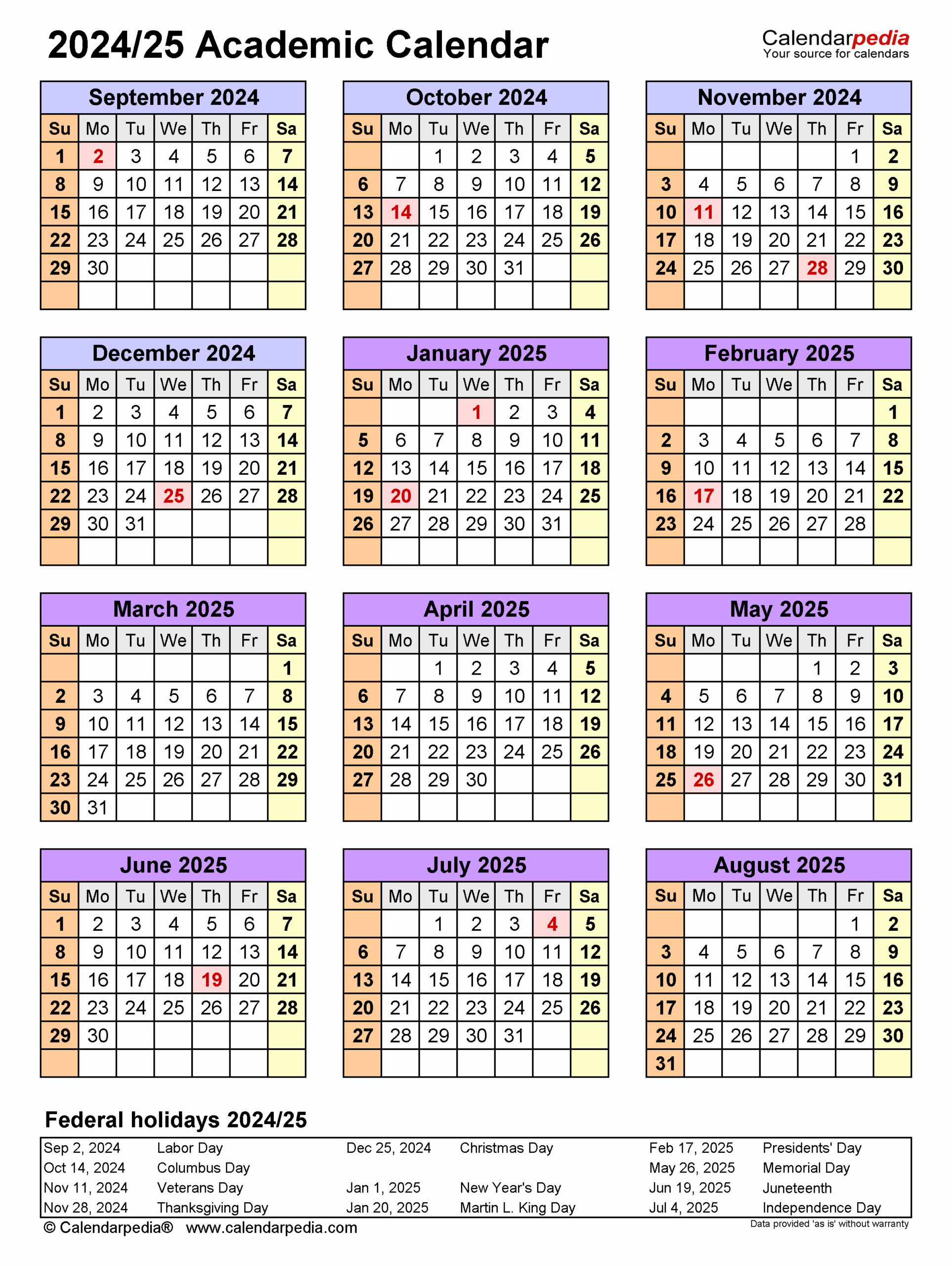 Academic Calendar Tcu