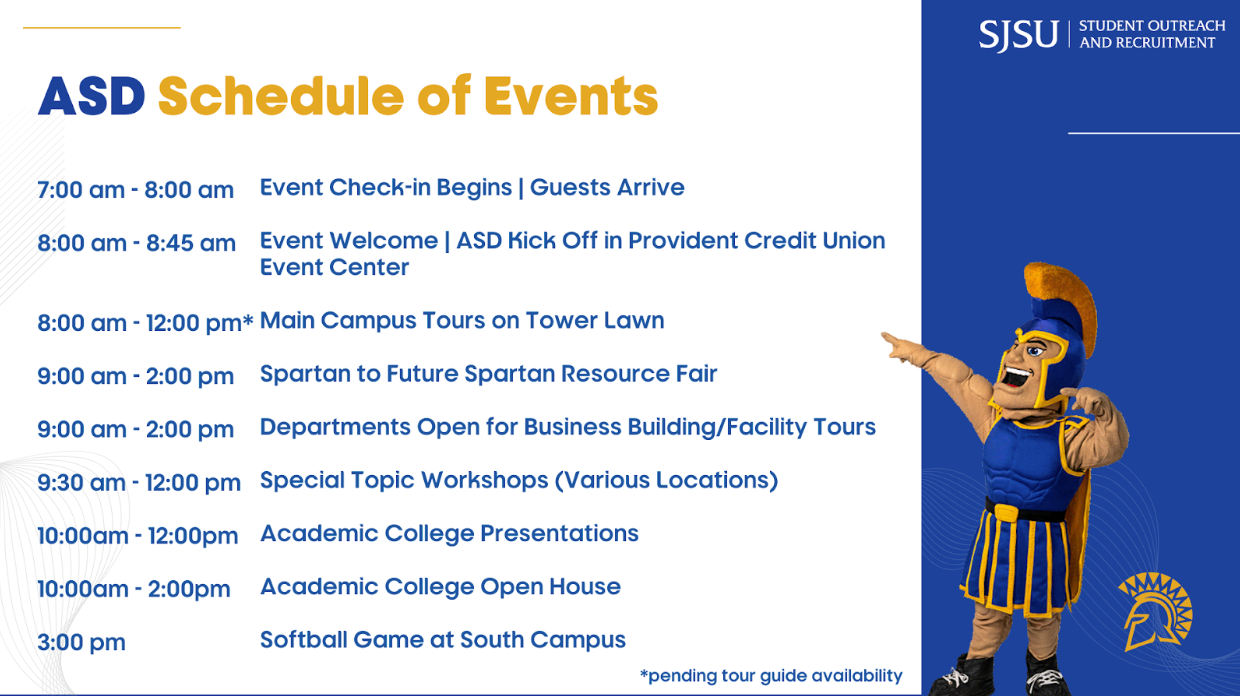 Admitted Spartan Day Connie L Lurie College Of Education