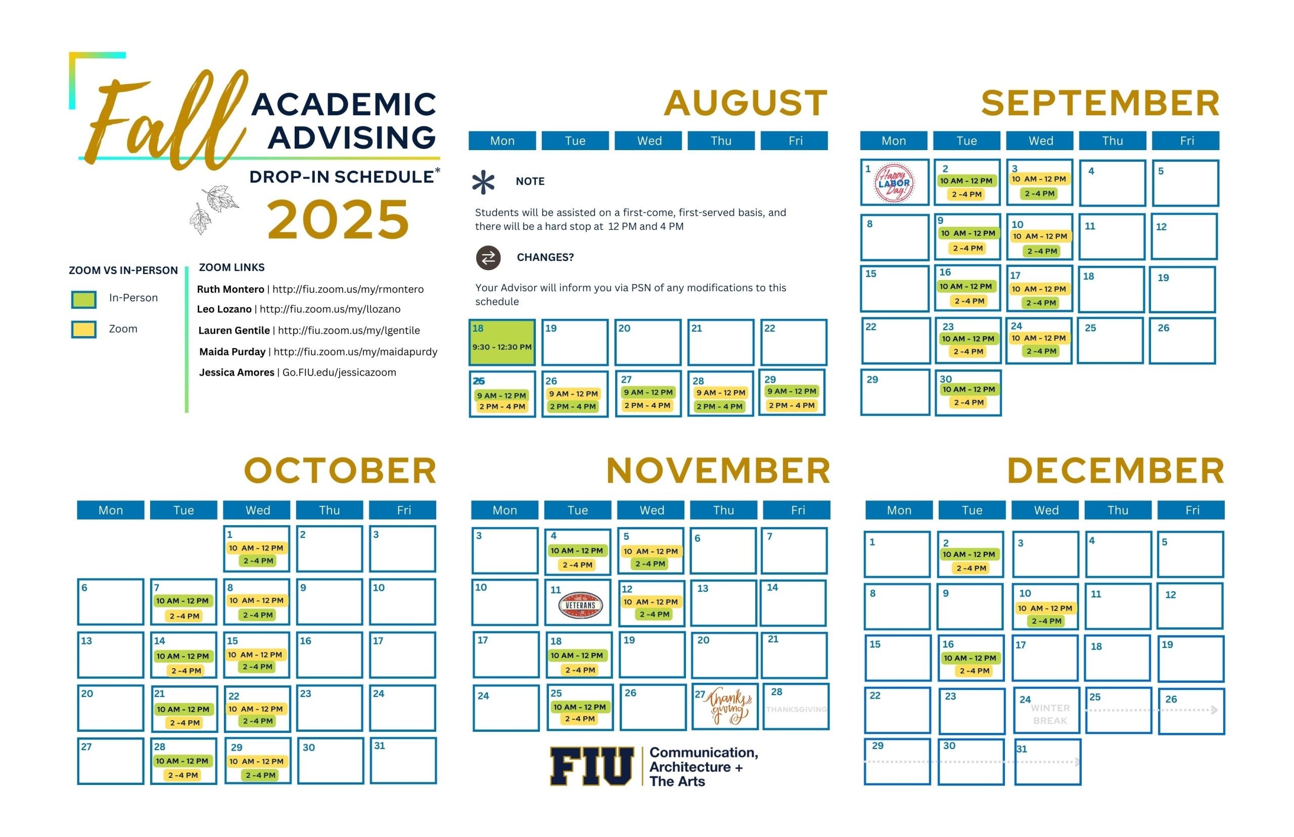 Advising College Of Communication Architecture The Arts