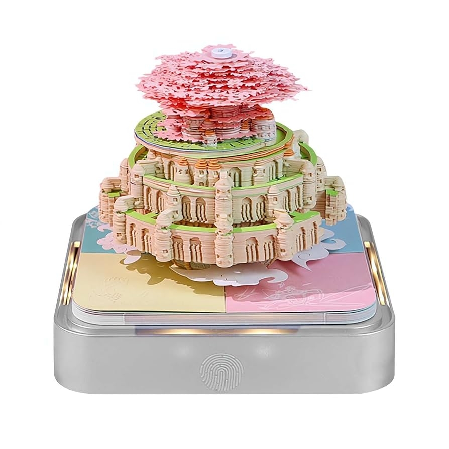 Amazon 3D Memo Pad Art Calendar 2025 Sky Castle Time Piece Calendar 3D Calendar Tear Away Paper Sculpture Notepad DIY Notes Creative Desk Calendar With Light Office Products Amazon 3D Memo Pad Art Calendar 2025 Sky Castle Time Piece Calendar 3D Calendar Tear Away Paper Sculpture Notepad DIY Notes Creative Desk Calendar With Light Office Products