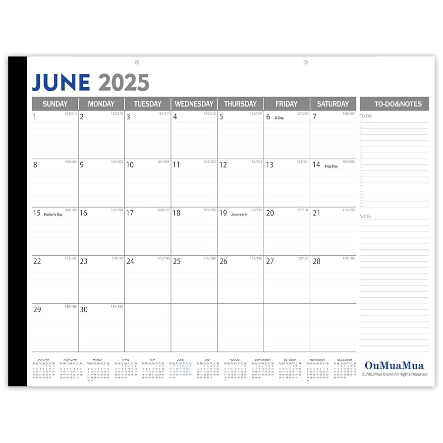 Amazon GuassLee Desk Calendar 2025 Large 22 x17 2025 2026 Desk Calendar School Year 19 Month From Jun 2025 To Dec 2026 Big Monthly Calendar With Julian Date Large Ruled Blocks For Office Amazon GuassLee Desk Calendar 2025 Large 22 x17 2025 2026 Desk Calendar School Year 19 Month From Jun 2025 To Dec 2026 Big Monthly Calendar With Julian Date Large Ruled Blocks For Office
