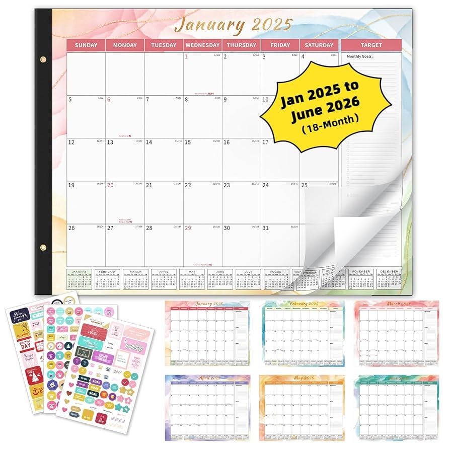 Amazon Ospelelf Desk Calendar 2025 2026 Large 22 X 17 Calendar 2025 Monthly Desktop Calendar 18 Month Calendar Use Jan 2025 June 2026 Office Products Amazon Ospelelf Desk Calendar 2025 2026 Large 22 X 17 Calendar 2025 Monthly Desktop Calendar 18 Month Calendar Use Jan 2025 June 2026 Office Products