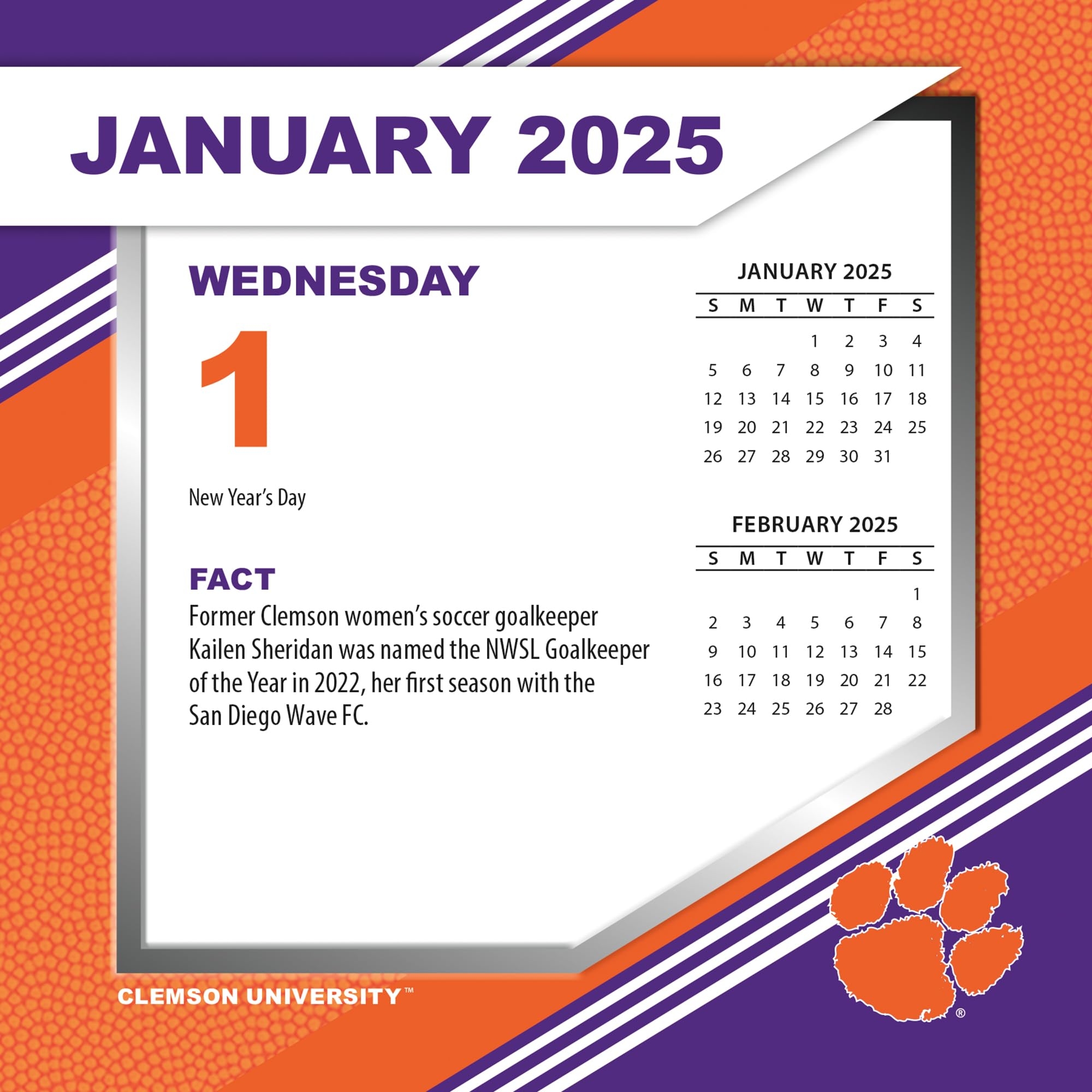 Amazon TURNER SPORTS Clemson Tigers 2025 Box Calendar 25998053004 Office Products Amazon TURNER SPORTS Clemson Tigers 2025 Box Calendar 25998053004 Office Products