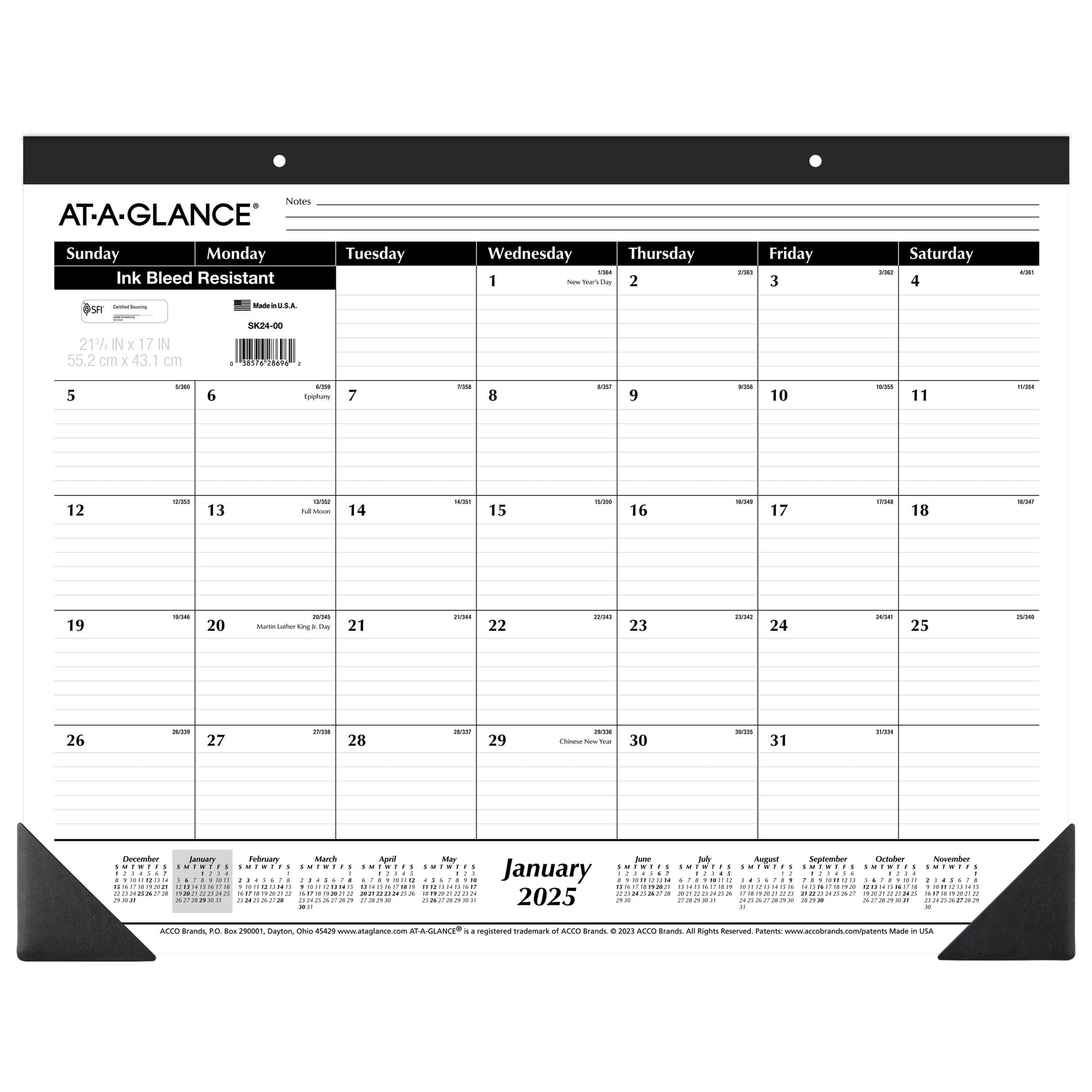 AT A GLANCE 2025 Large Monthly Desk Pad Calendar Office Supplies Flat Lined 21 3 4 X 17 Walmart AT A GLANCE 2025 Large Monthly Desk Pad Calendar Office Supplies Flat Lined 21 3 4 X 17 Walmart