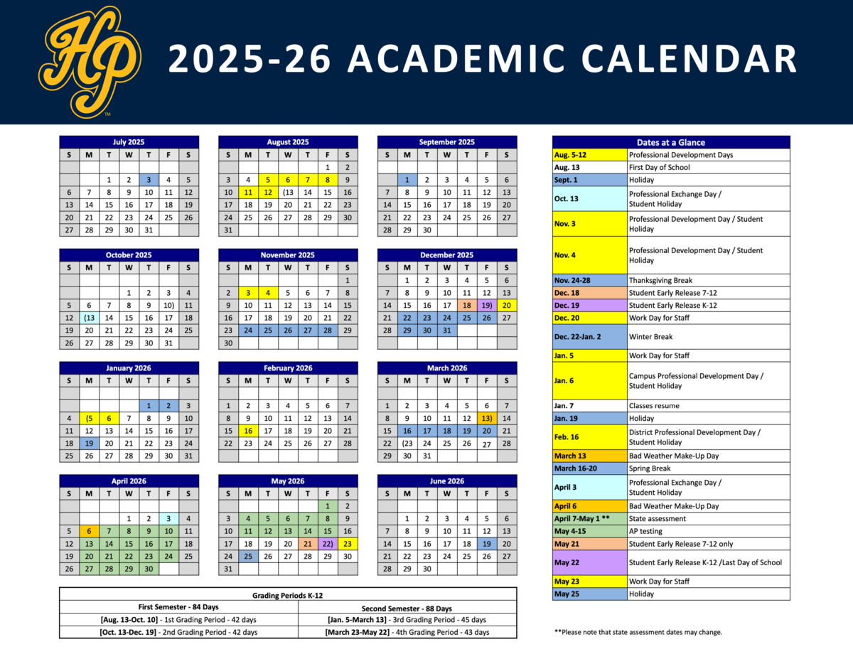Board Approves 25 26 Academic Calendar Highland Park Independent School District