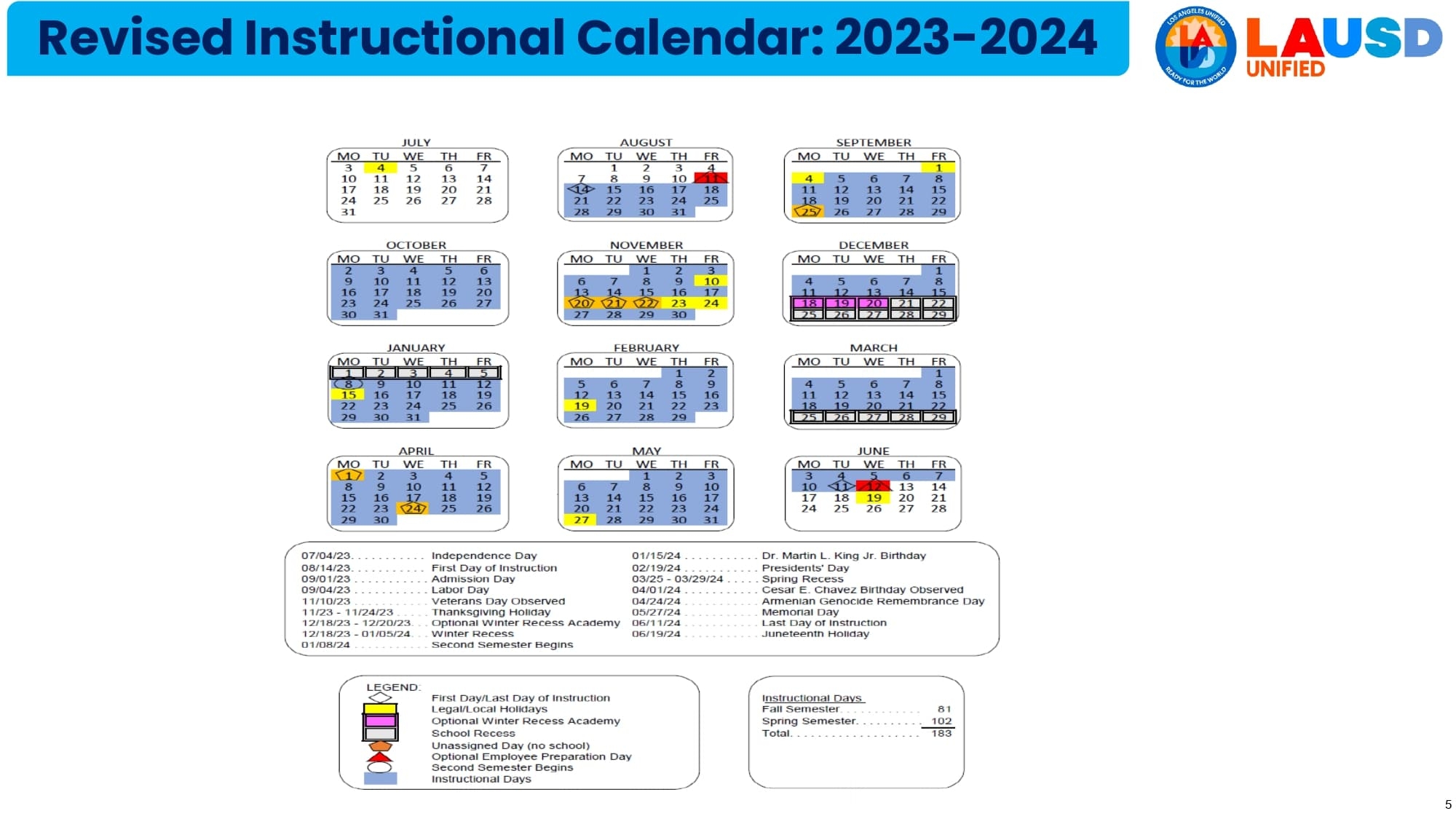 lausd 2024 to 2025 calendar lausd 2024 to 2025 calendar