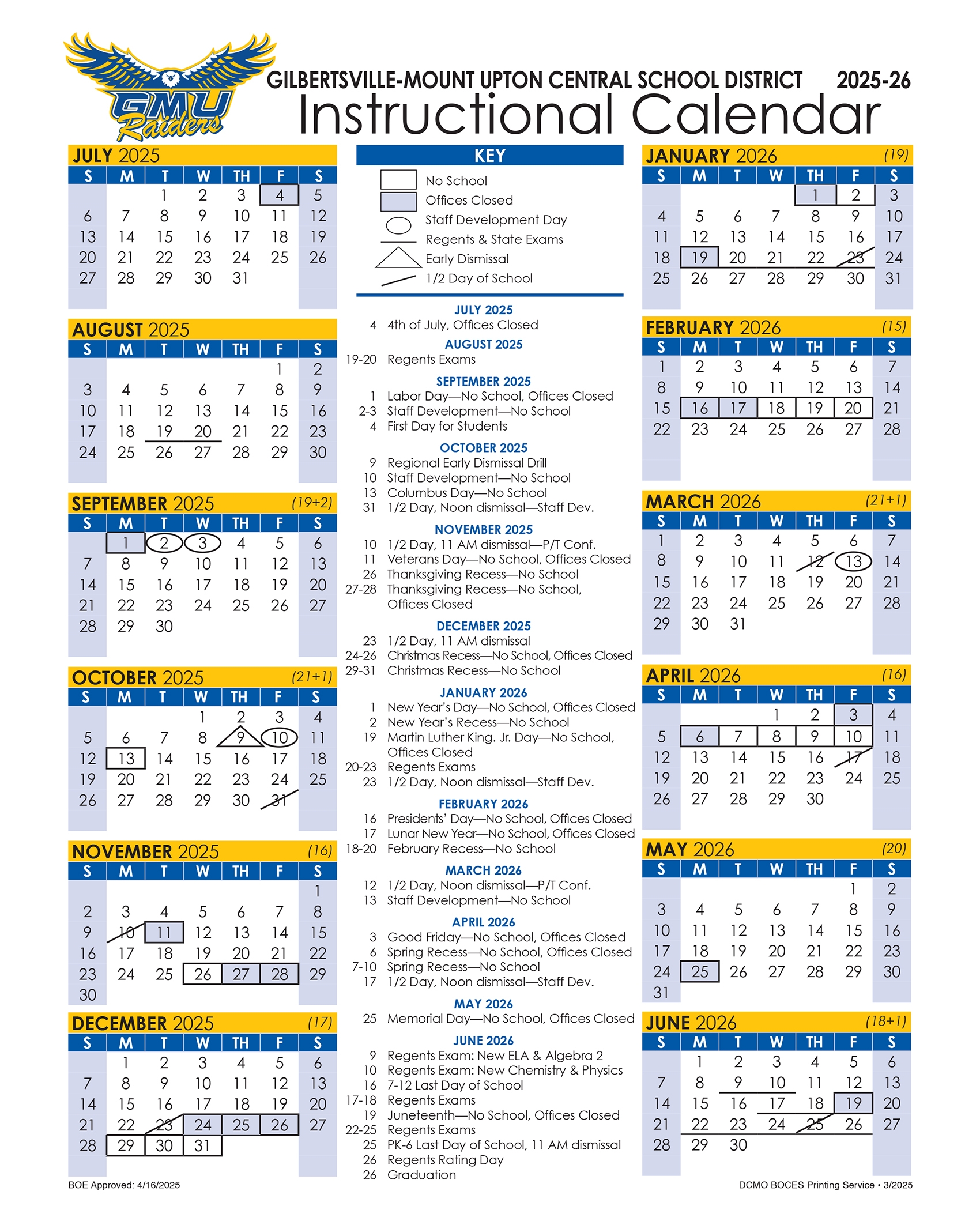 Calendar