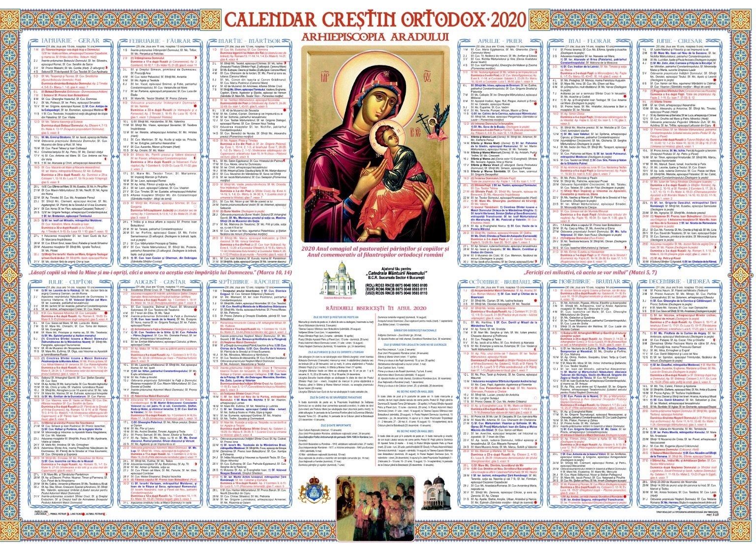 Calendar Ortodox Ianuarie 2025 Calendar Ortodox Rom n