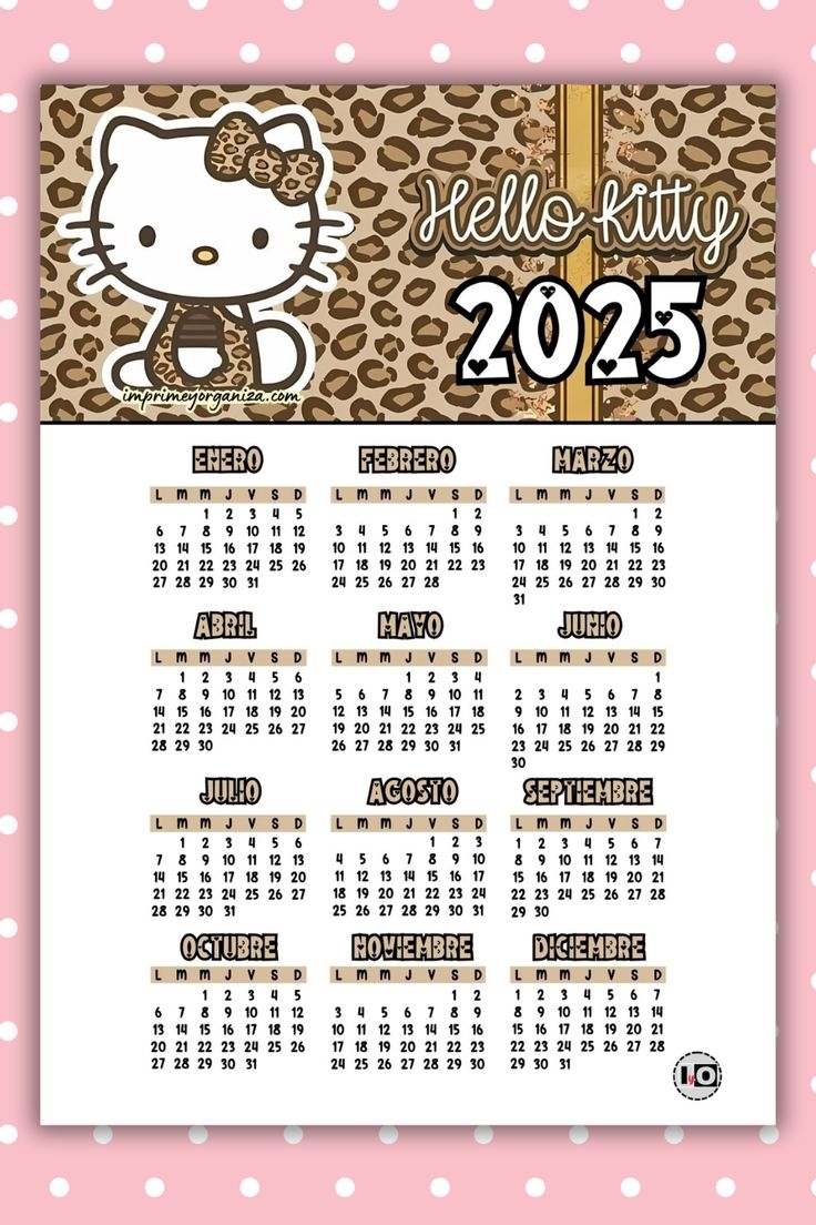 hello kitty calendar 2025