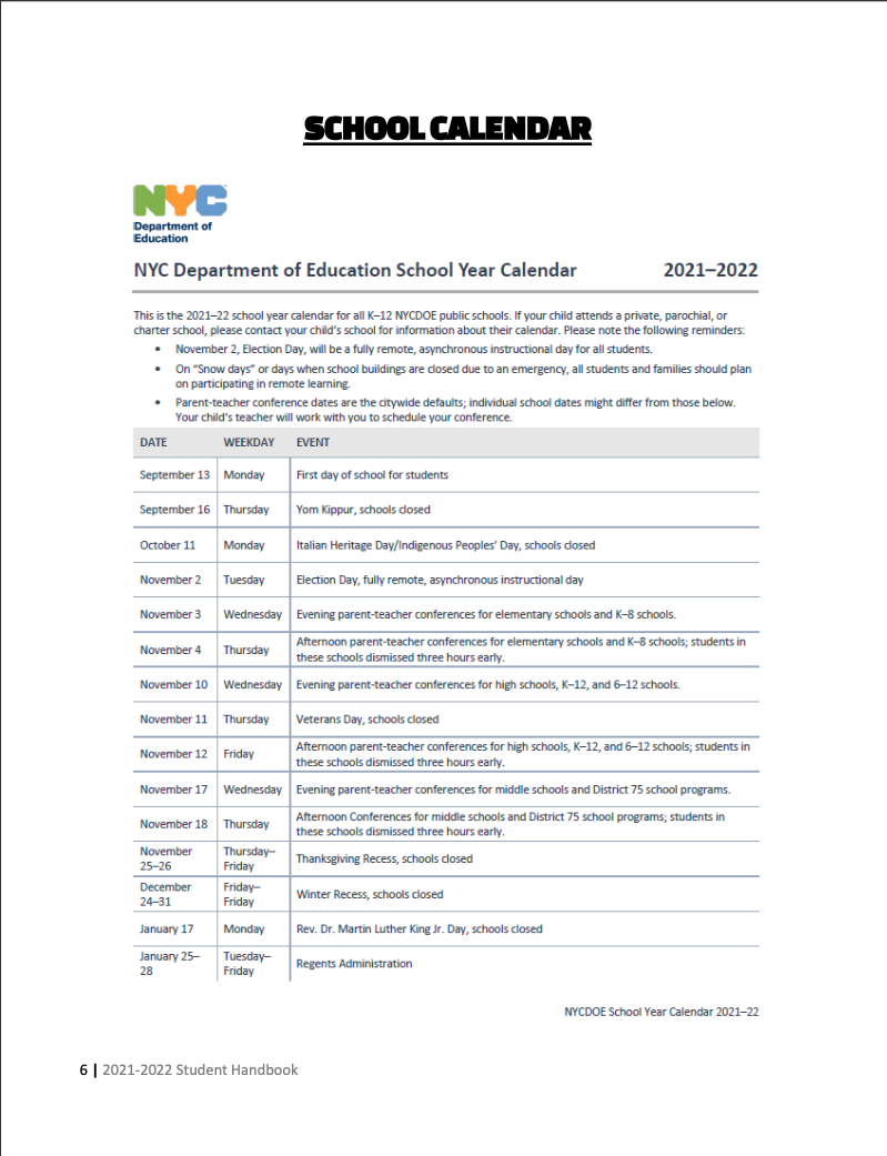 nyc doe calendar 2025 nyc doe calendar 2025