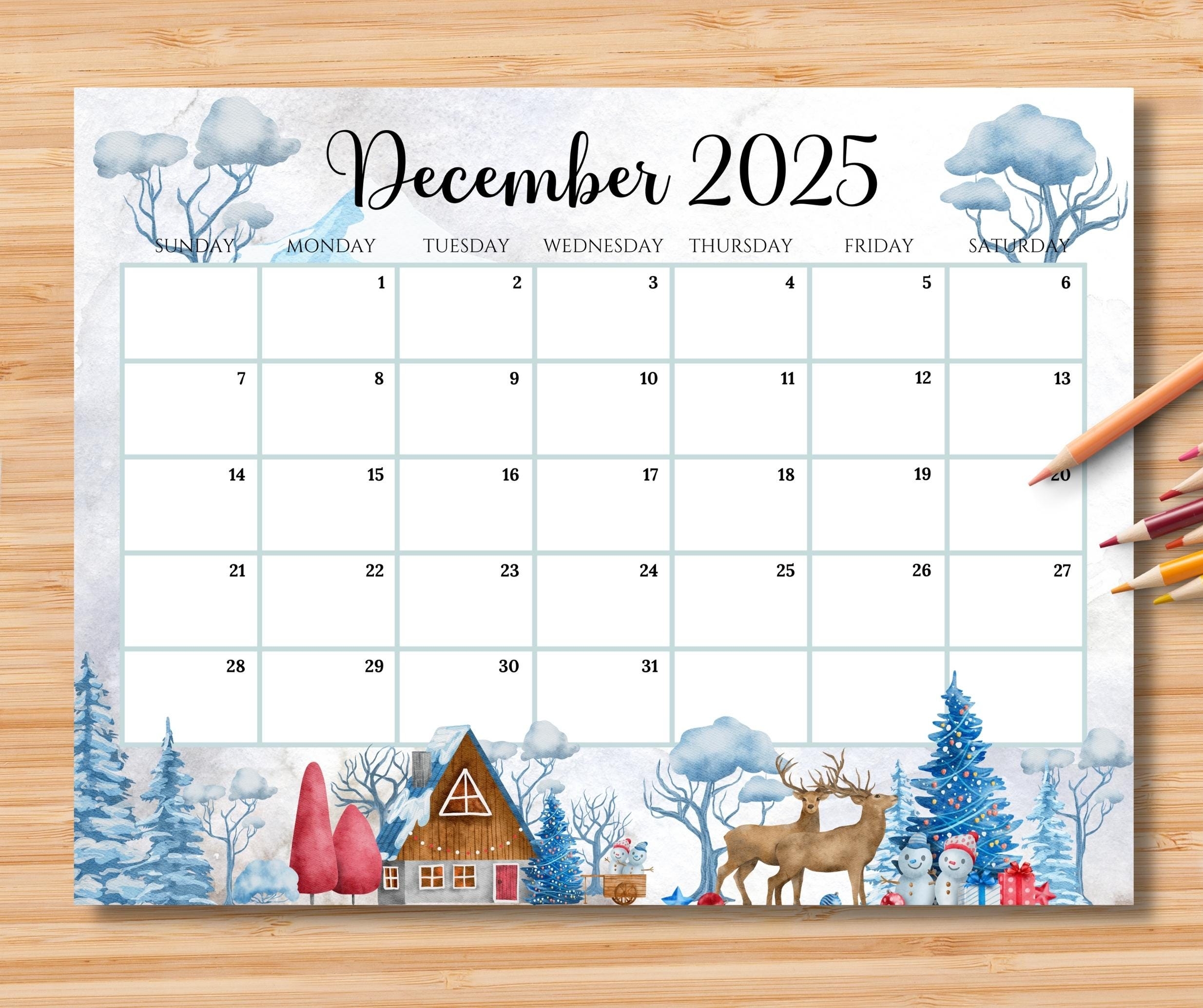 EDITABLE December 2025 Calendar Beautiful Winter In A Highland Planner Printable Monthly Calendar For Kid School Home Work Office Digital Etsy EDITABLE December 2025 Calendar Beautiful Winter In A Highland Planner Printable Monthly Calendar For Kid School Home Work Office Digital Etsy