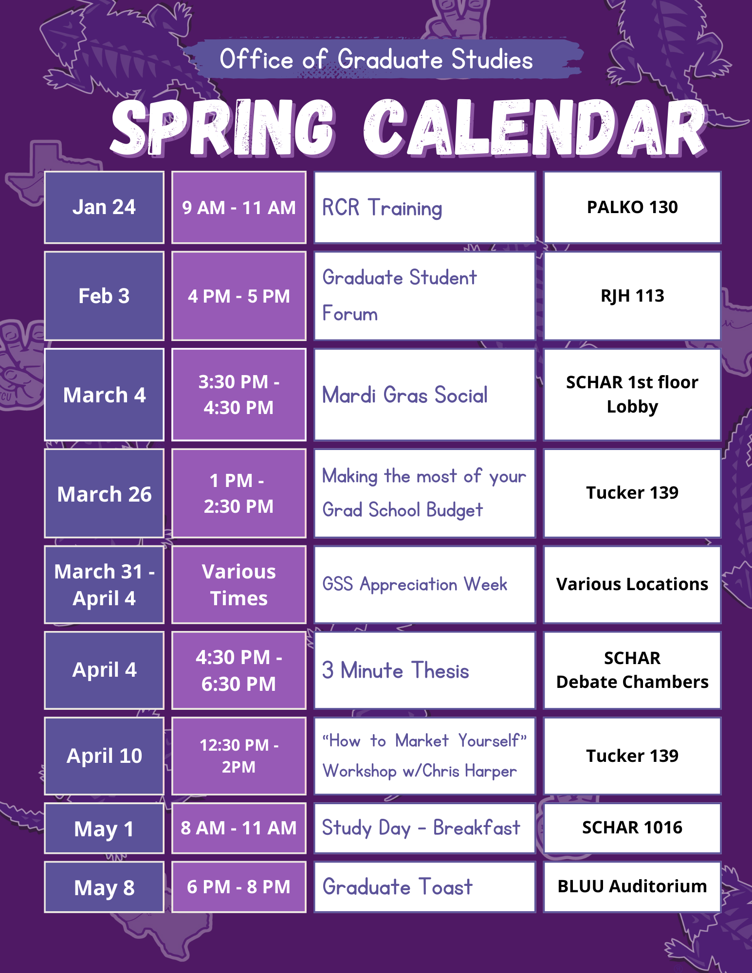 Graduate Studies Events