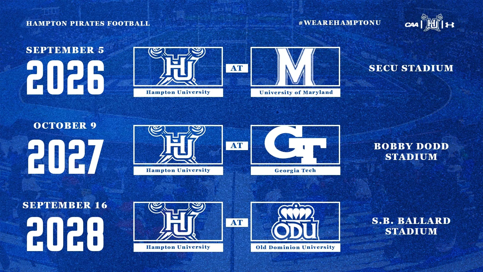Hampton To Play FBS Competition In 2026 2027 And 2028 Hampton University Athletics Hampton To Play FBS Competition In 2026 2027 And 2028 Hampton University Athletics