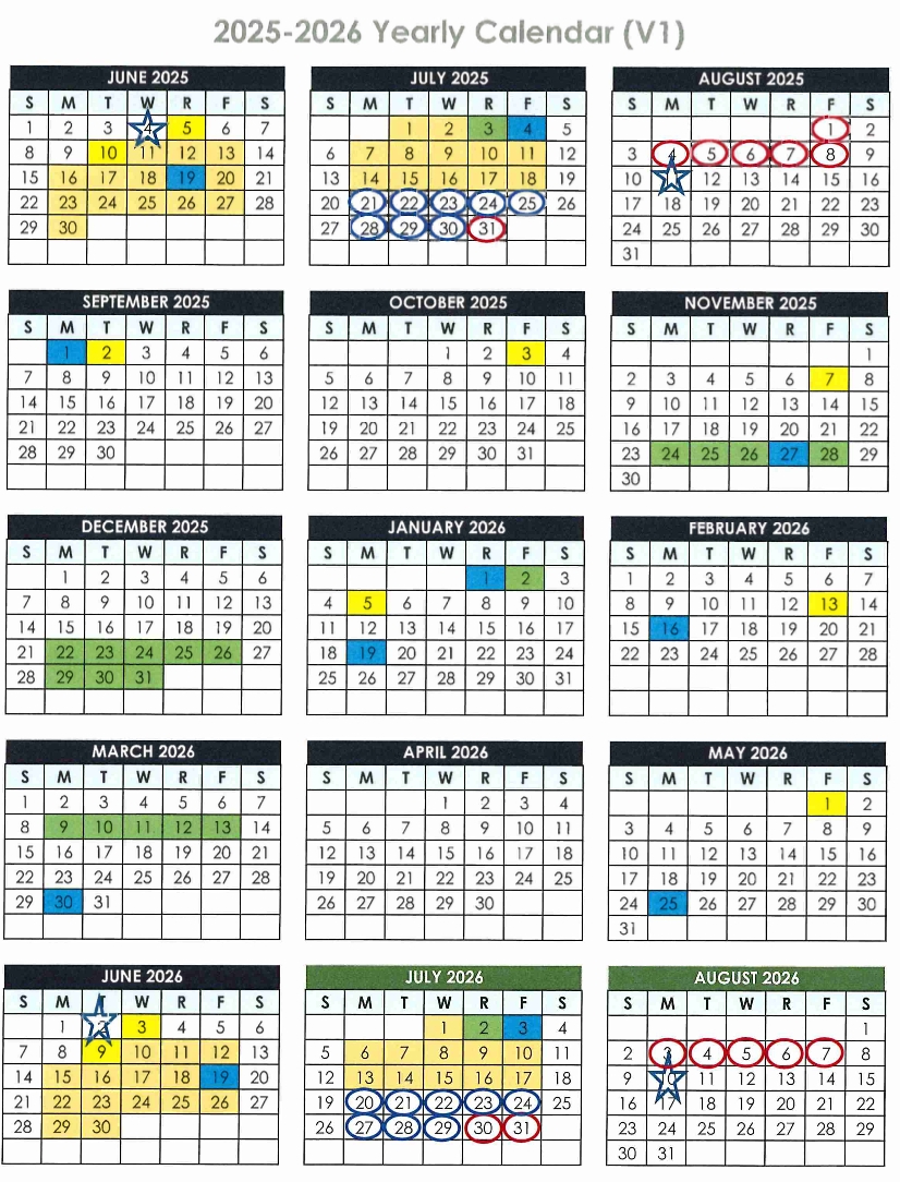 HISD Shares Two Preliminary Draft Calendars For 2025 26 Academic Year HISD Shares Two Preliminary Draft Calendars For 2025 26 Academic Year
