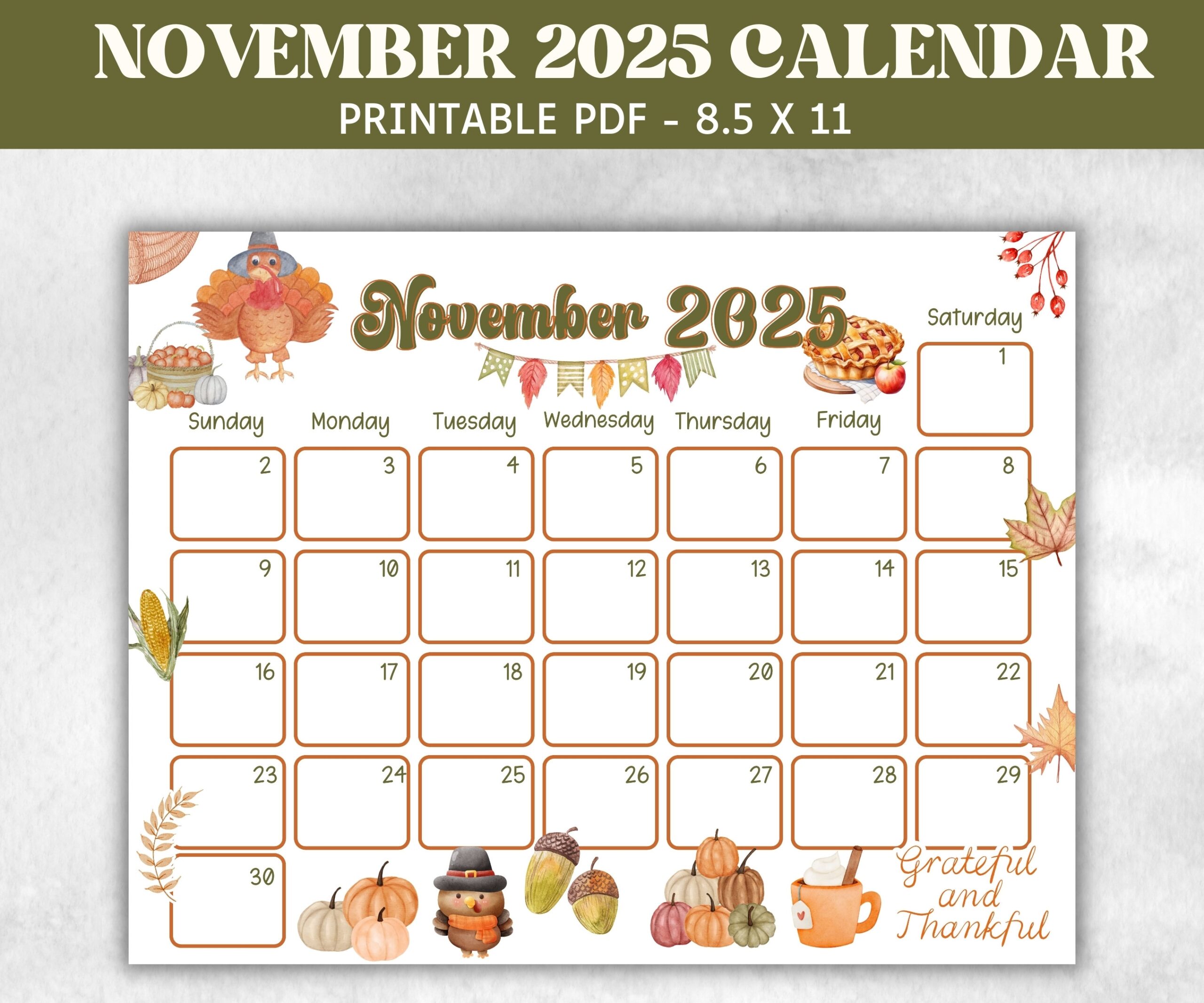 november 2025 calendar printable november 2025 calendar printable