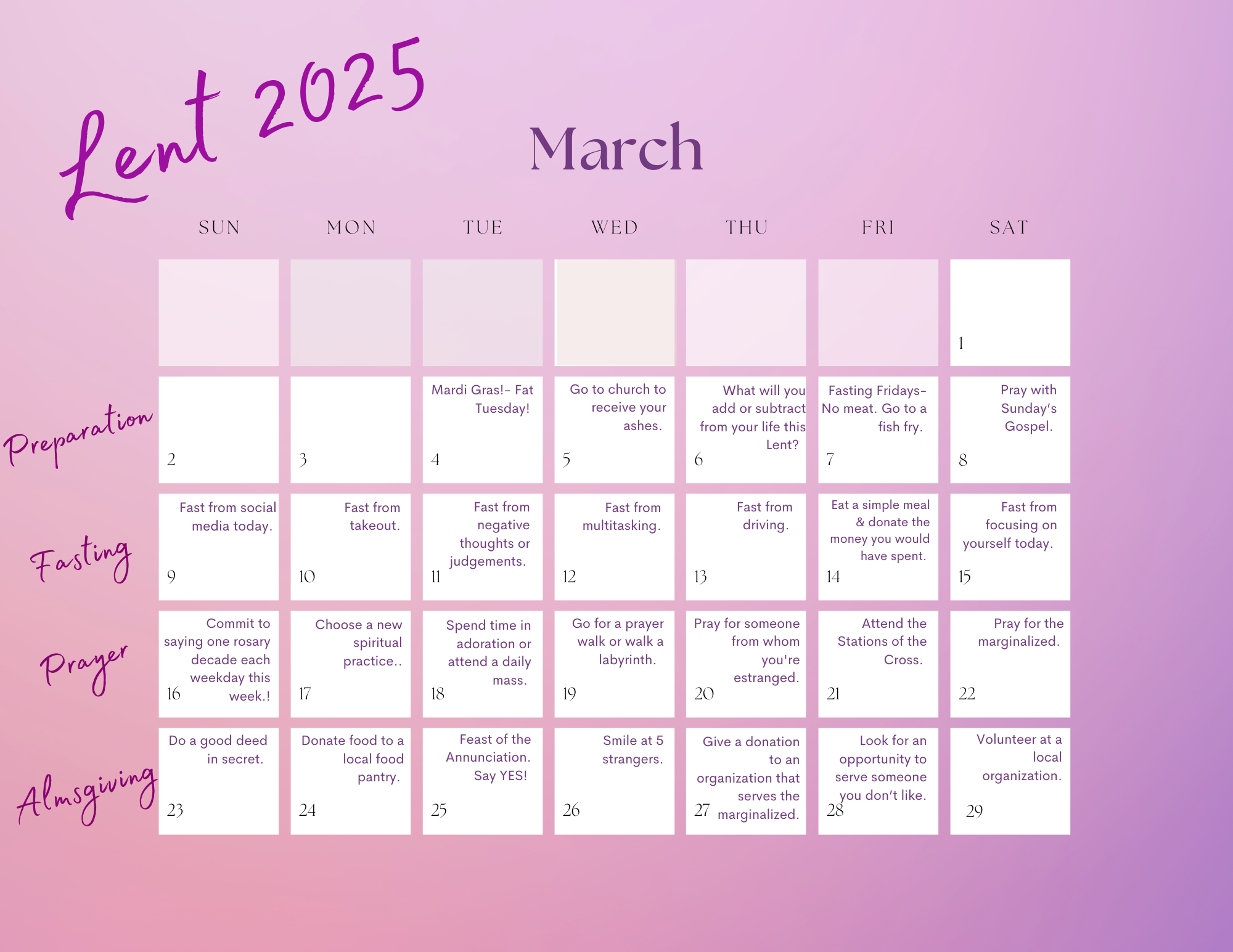 Lent 2025 A Nun s Life Ministry Lent 2025 A Nun s Life Ministry