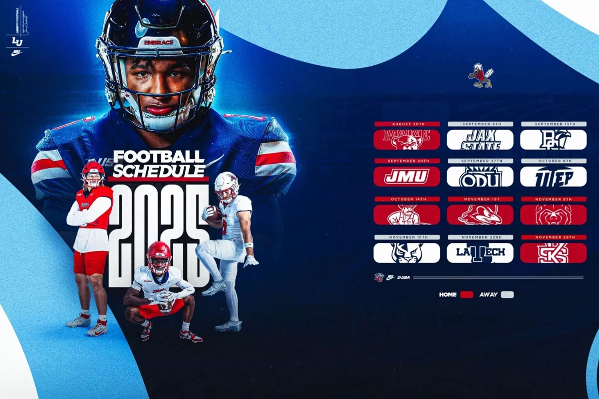 Liberty Announces 2025 Football Schedule Liberty News Liberty Announces 2025 Football Schedule Liberty News