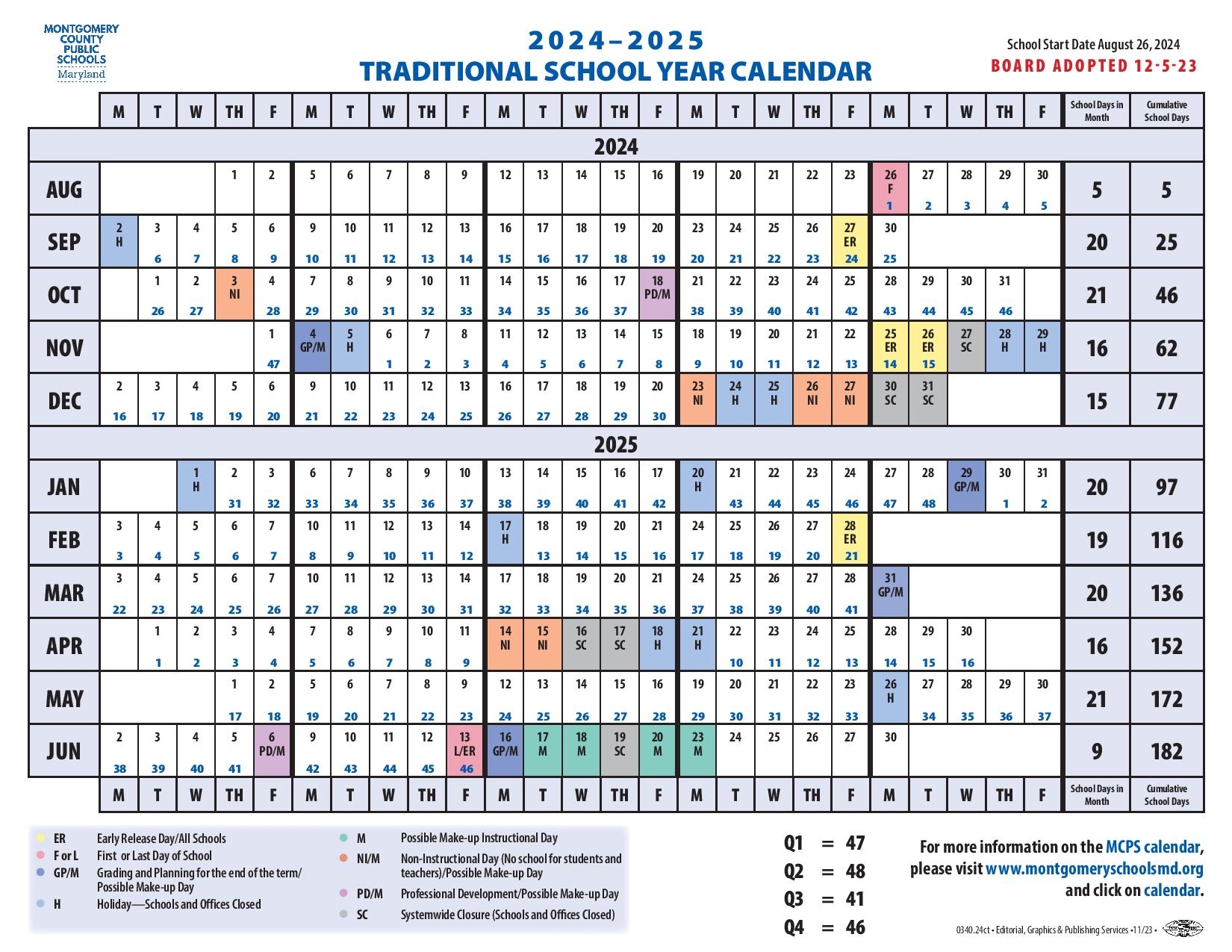 Mcps 20252026 Calendar Printable Alphabet Charts