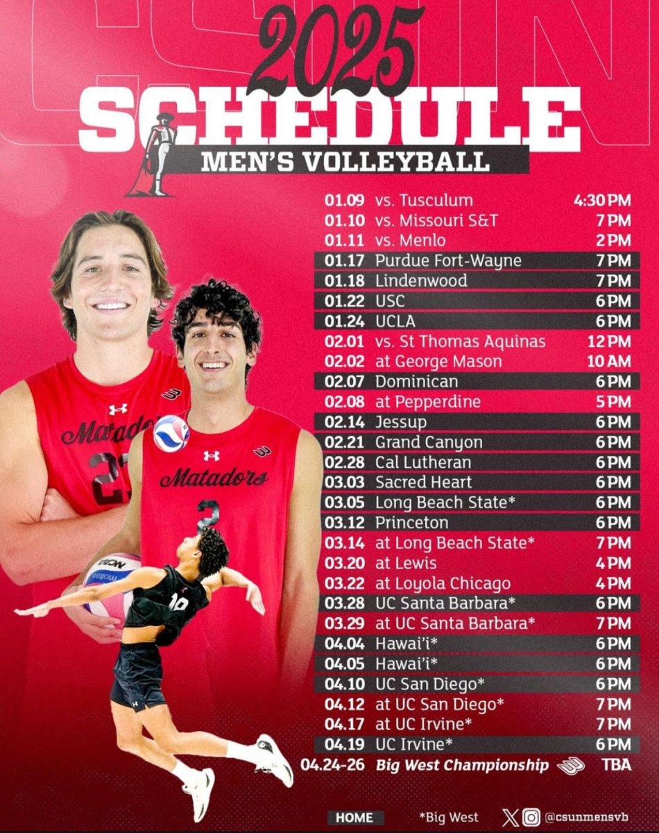 Men s Volleyball Release 2025 Schedule Daily Sundial