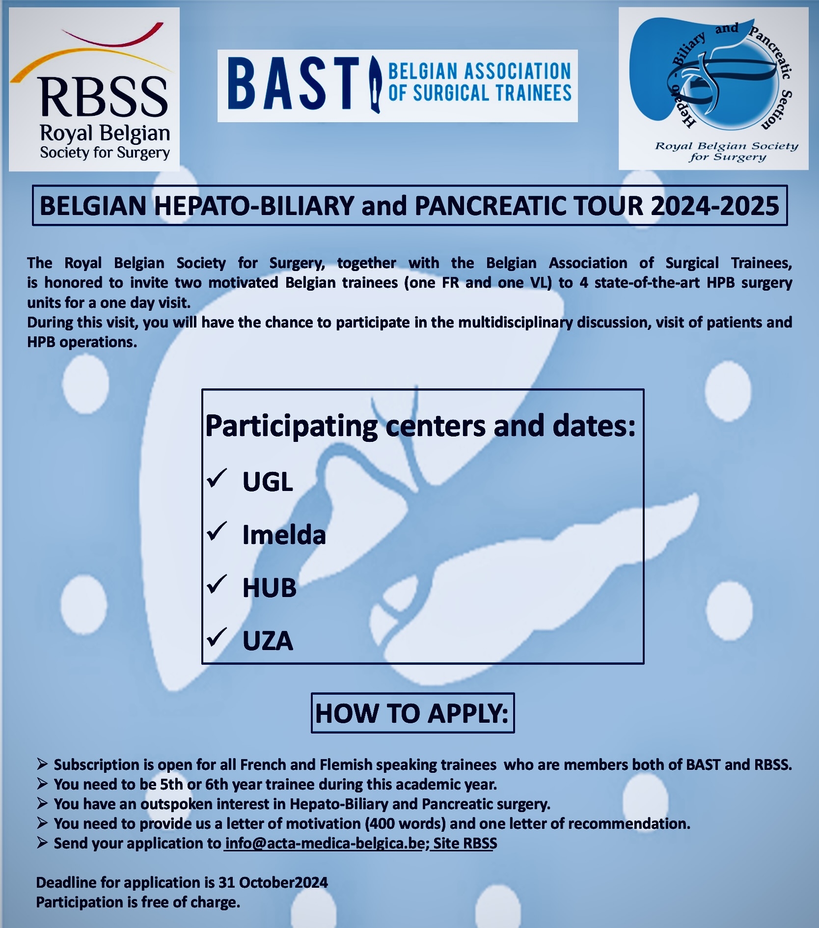 RBSS be Belgian Section For Hepatobiliary And Pancreatic Surgery RBSS be Belgian Section For Hepatobiliary And Pancreatic Surgery