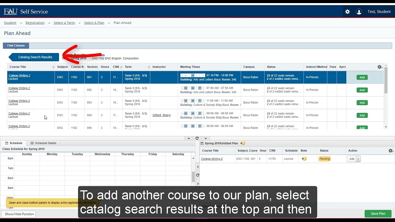 Registration Information Florida Atlantic University Registration Information Florida Atlantic University