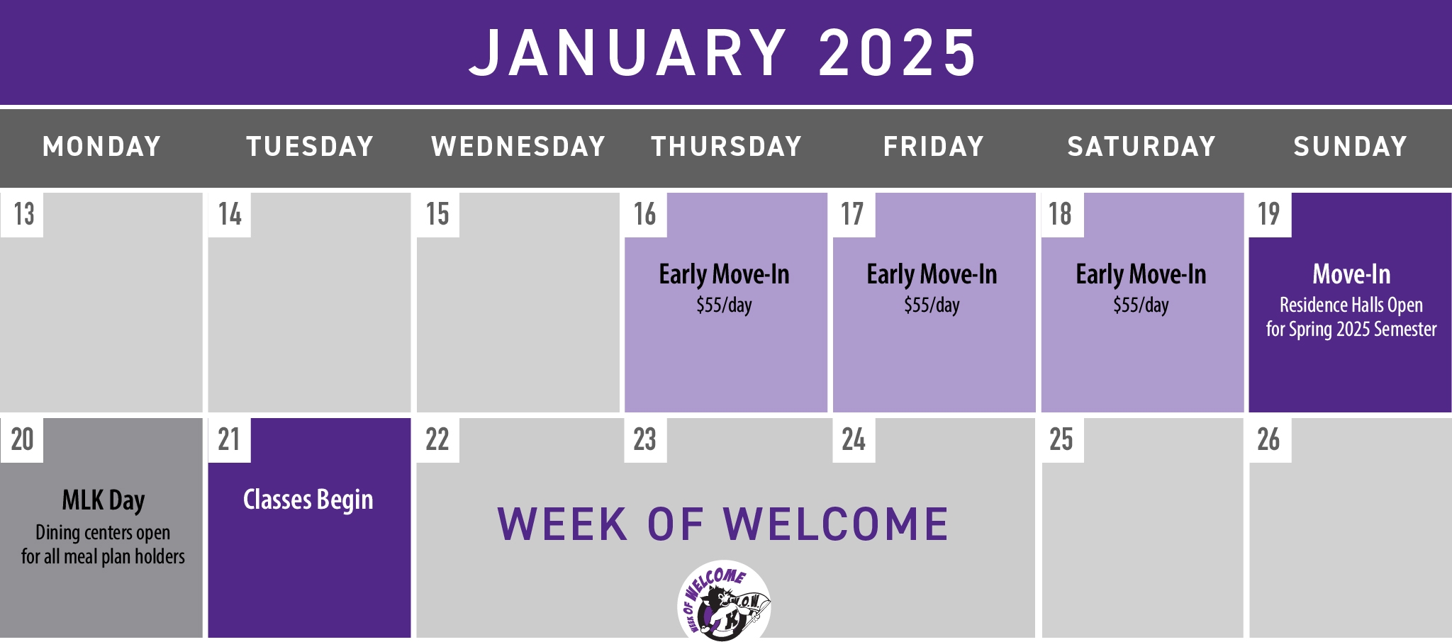 Residence Hall Spring 2025 Move in Residence Hall Spring 2025 Move in