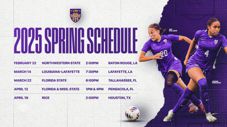 Soccer Unveils Spring 2025 Schedule LSU
