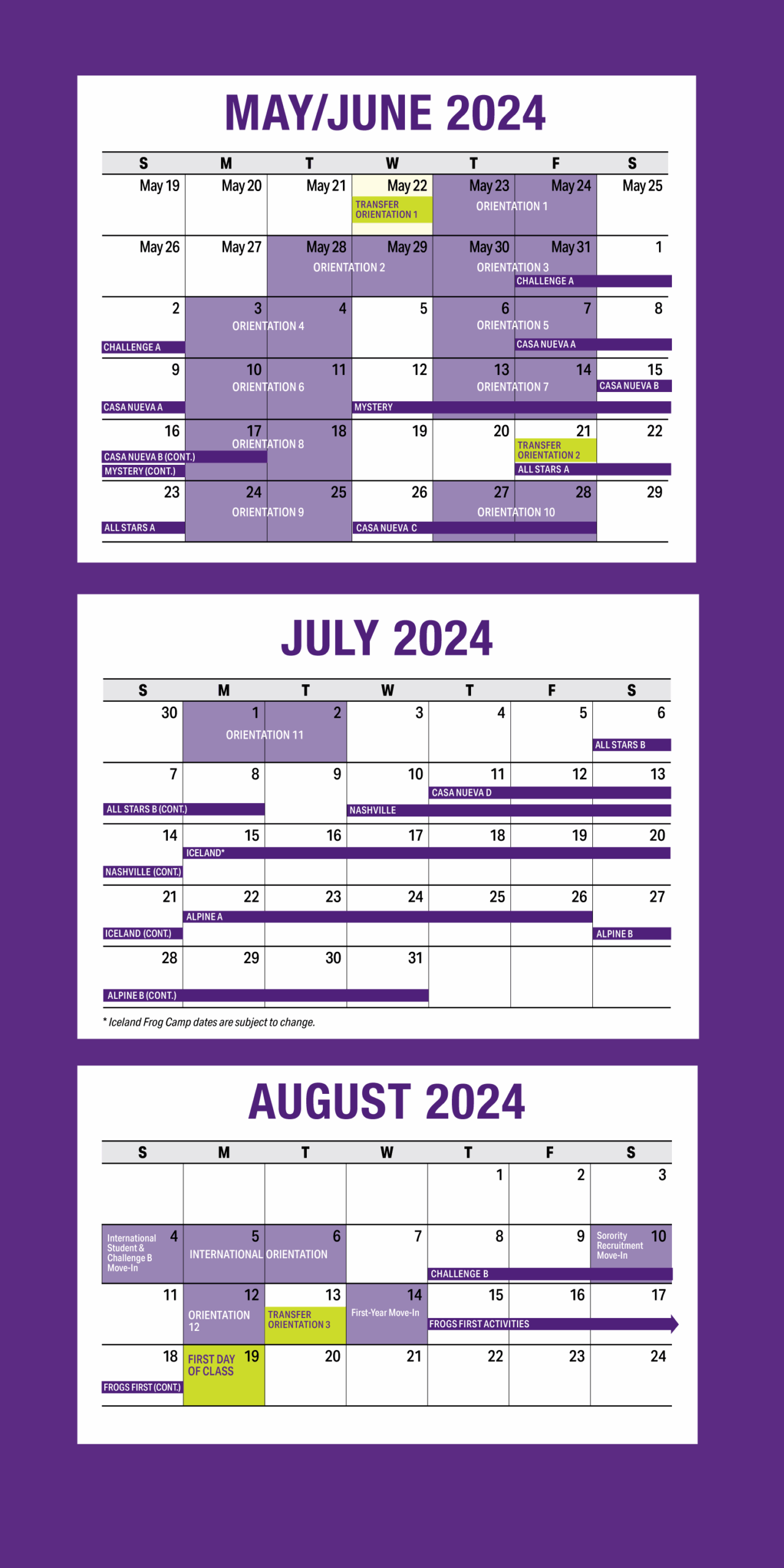 Tcu Academic Calendar 2025 Printable