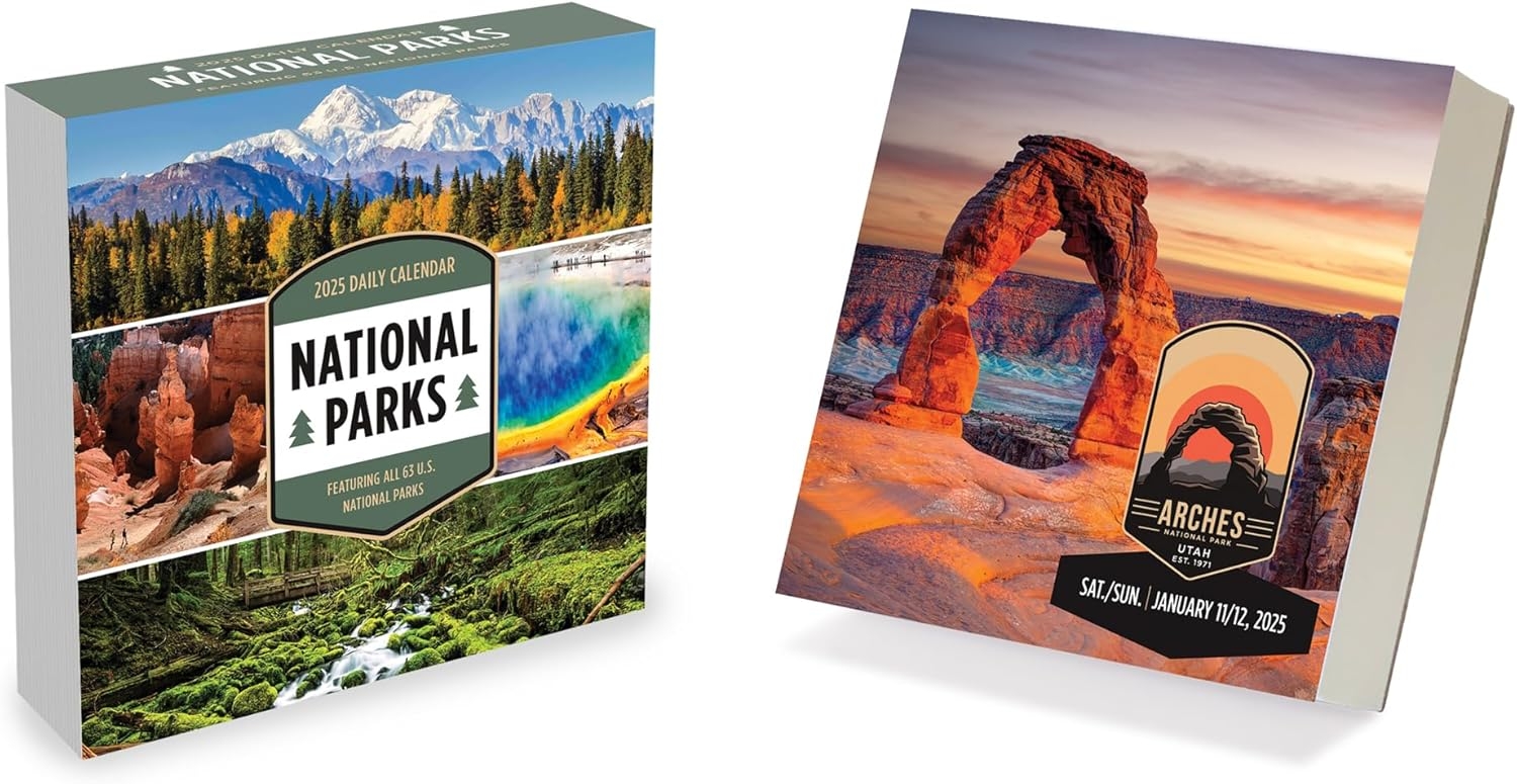 TF PUBLISHING 2025 National Parks Daily Desktop Nigeria Ubuy