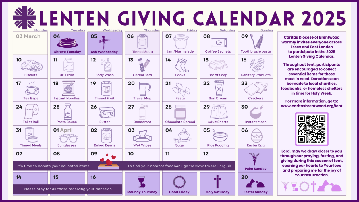 The Season Of Lent Caritas Diocese Of Brentwood The Season Of Lent Caritas Diocese Of Brentwood