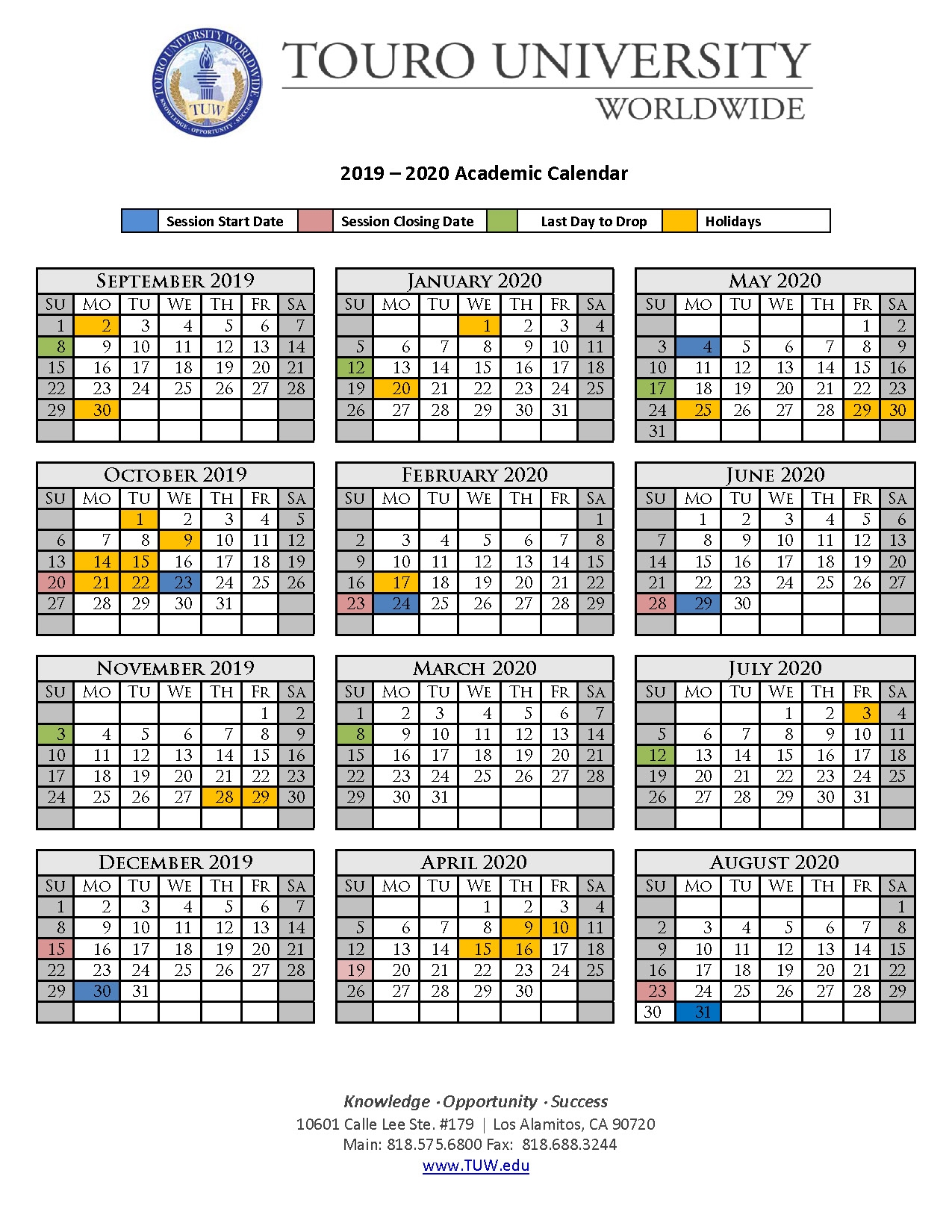 Umiami Spring 2025 Calendar Printable