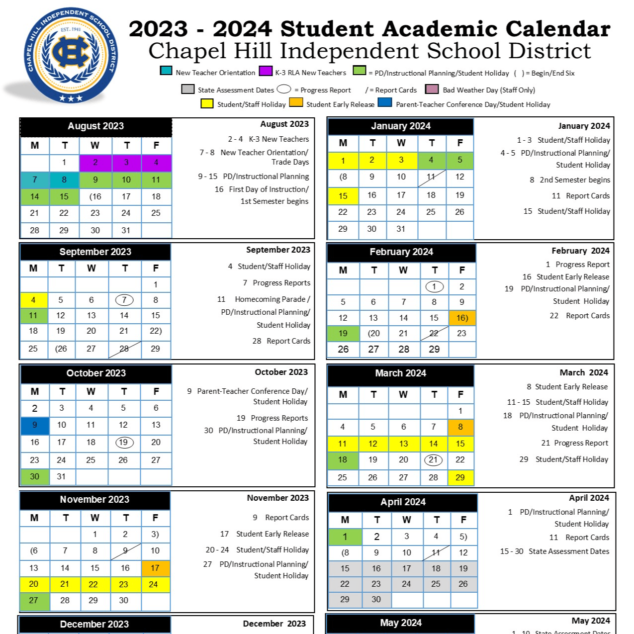 University Of North Carolina Chapel Hill Academic Calendar Printable Alphabet Charts