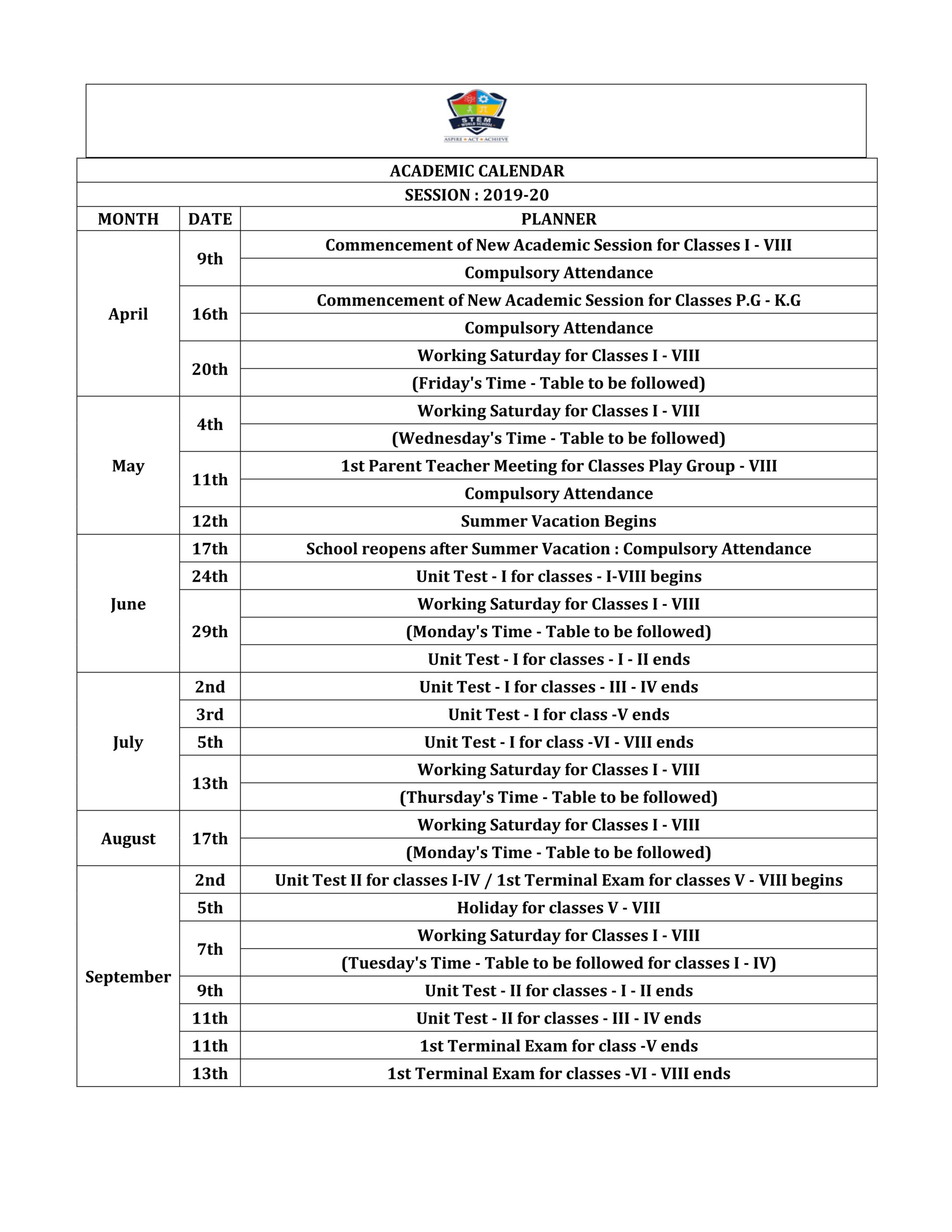 Usu Academic Calender Www lx iriss uk