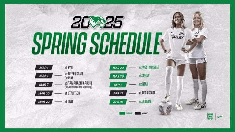 Utah Valley Women s Soccer Announces 2025 Spring Schedule Utah Valley University Athletics