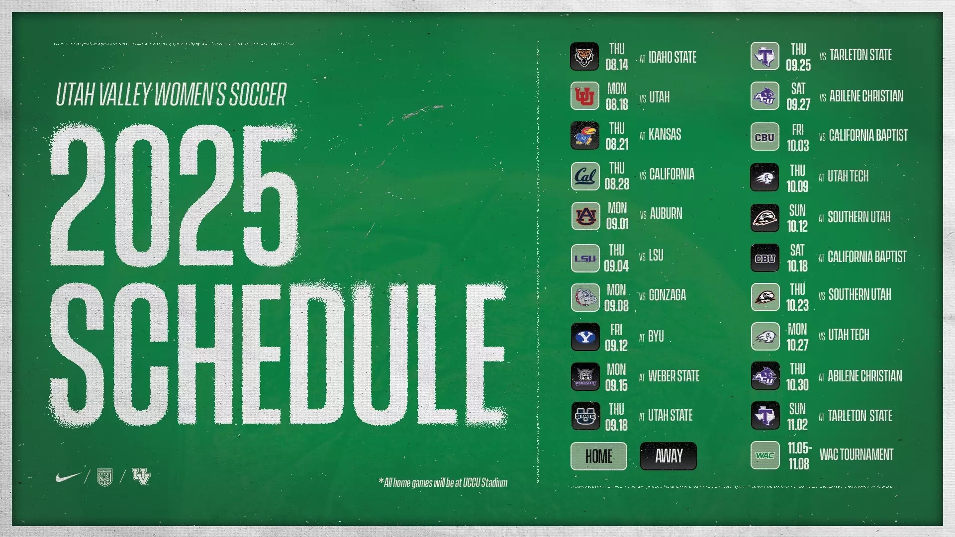 Wolverines To Debut UCCU Stadium With Loaded 2025 Home Slate Utah Valley University Athletics Wolverines To Debut UCCU Stadium With Loaded 2025 Home Slate Utah Valley University Athletics