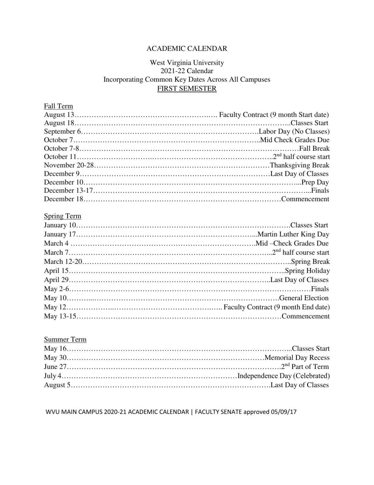 Wvu 2425 Academic Calendar Printable Alphabet Charts Wvu 2425 Academic Calendar Printable Alphabet Charts